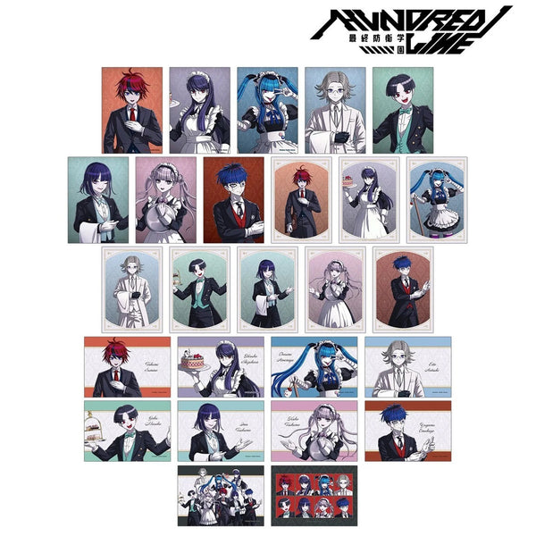 Hundred Line -Final Defense Academy- Original Illustration Maid & Butler Ver. Trading Bromide (1 Random)