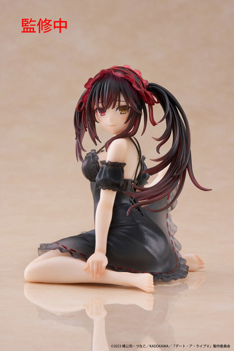 Date ALIVE Desktop Cute Kurumi Black Nightwear ver. Prize Figure