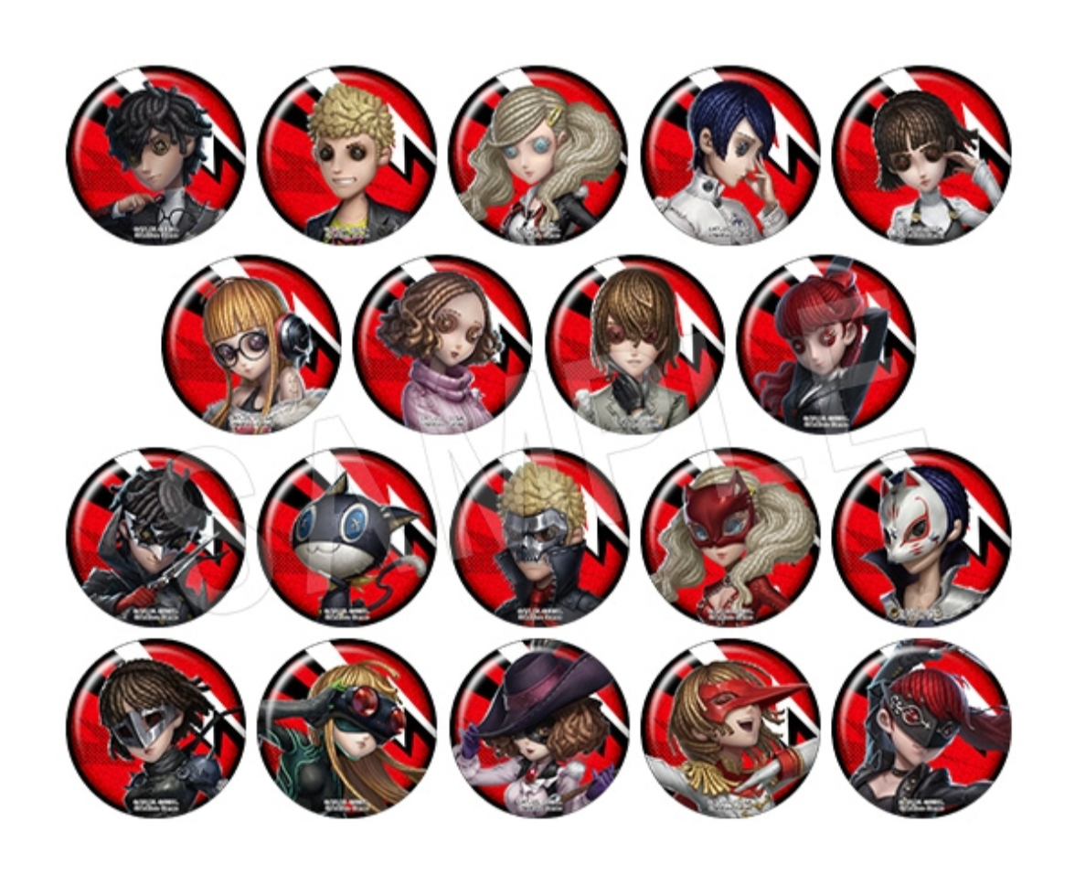 Identity V x Persona Trading Glitter Can Badge (1 Random)