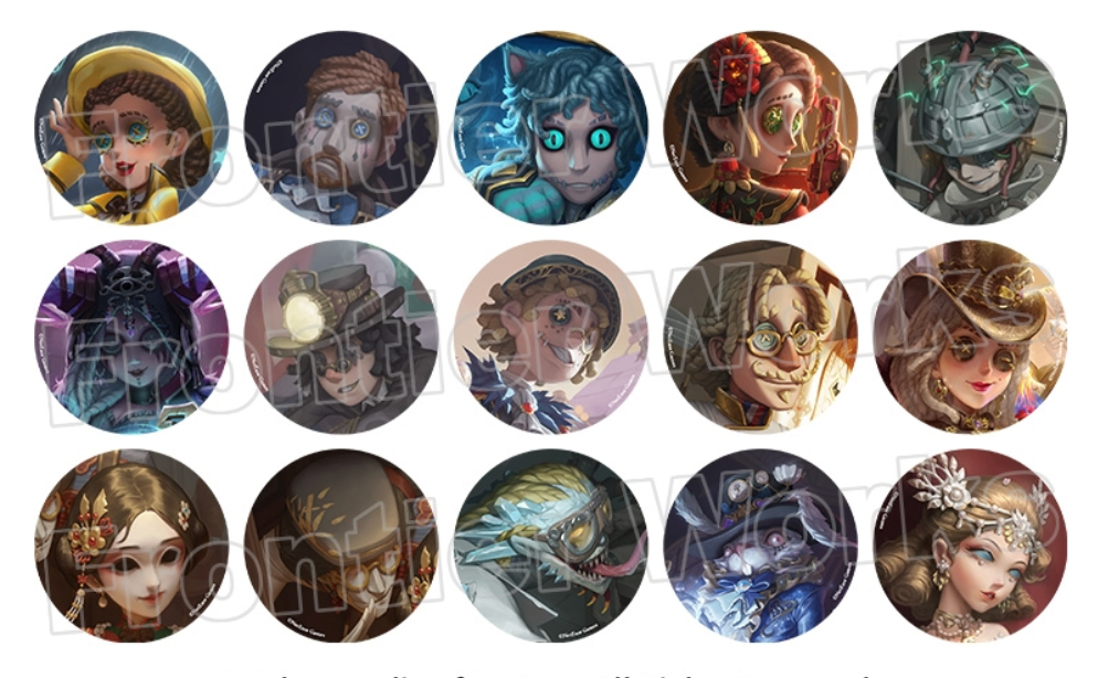 Identity V <RE:Series> Trading Can Badge (Illustration Collection) Vol.1 (1 Random)