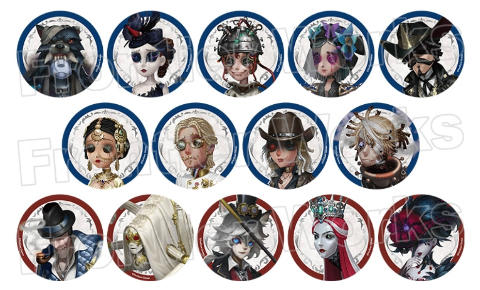 Identity V <RE:Series> Trading Can Badge - Character Design Collection SSR Vol.1 (1 Random)