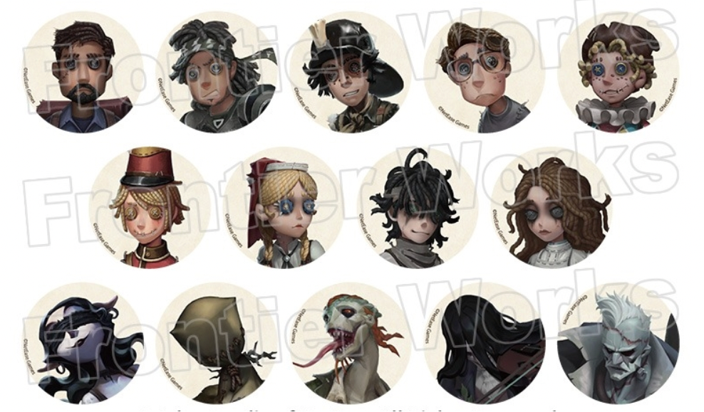 Identity V <RE:Series> Trading Can Badge - Character Design Ver. Vol.1 (1 Random)