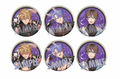 NU: Carnival Hologram Character Badge Collection / Flowing Twin Moons (1 Random)