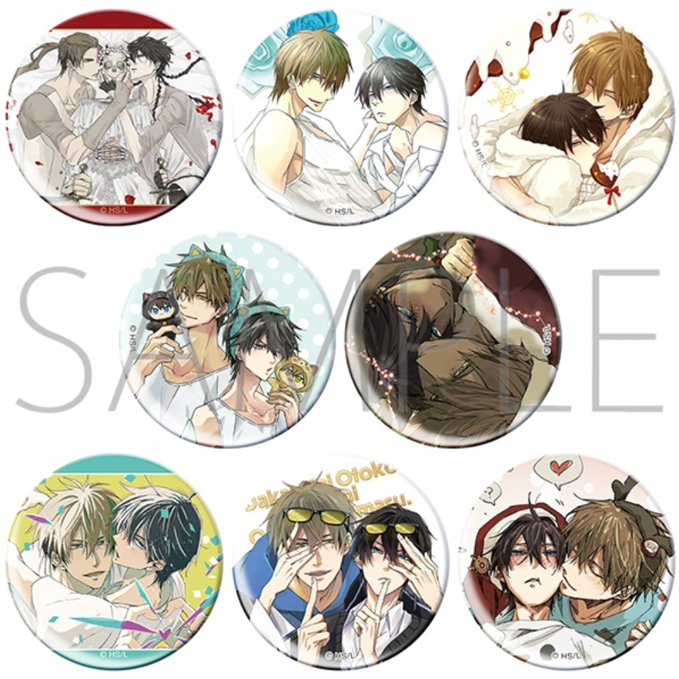 DAKAICHI -I'm being harassed by the sexiest man of the year. Favorite Couple Badge Collection (1 Random)