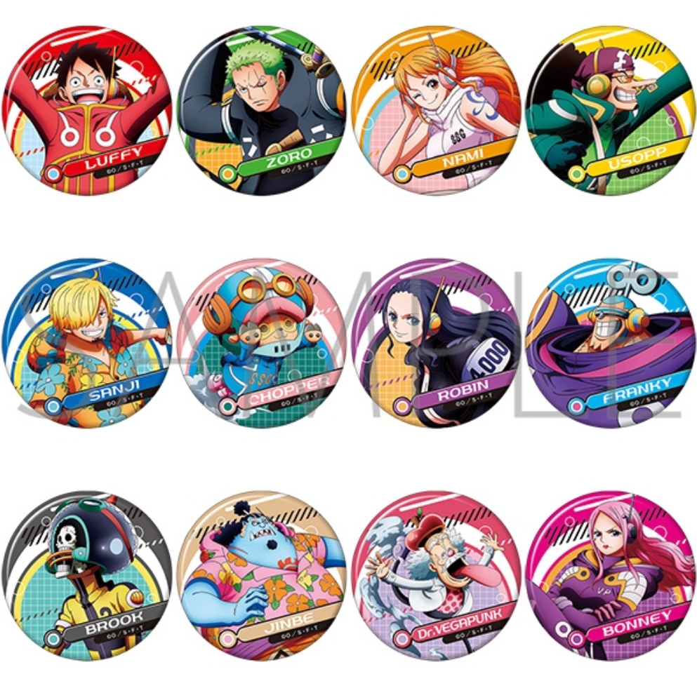 ONE PIECE Character Badge Collection (1 Random)
