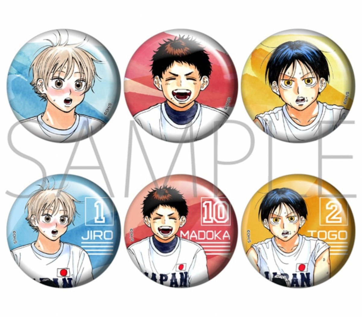 Ace of Diamonds Character Badge Collection (1 Random)