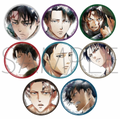 Attack on Titan Character Badge Collection: Levi Art-Pic (1 Random)