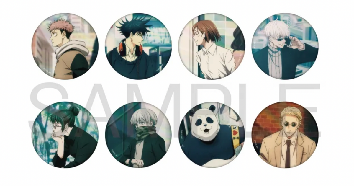 Jujutsu Kaisen Can Badge Collection Mappa Showcase 10th Anniversary Limited Buttons (1 Random)