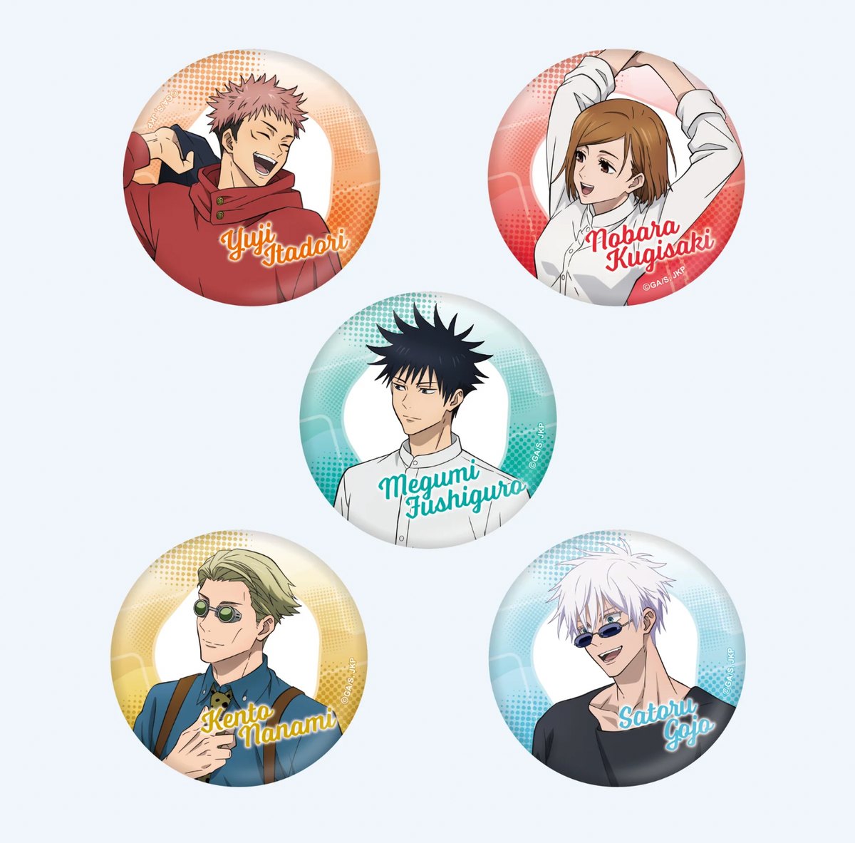 Jujutsu Kaisen Original Illustration Trading Can Badge AJ2024 Ver. (1 Random)