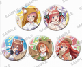 The Quintessential Quintuplets∽ Large Glittery Can Badge (1 Random)
