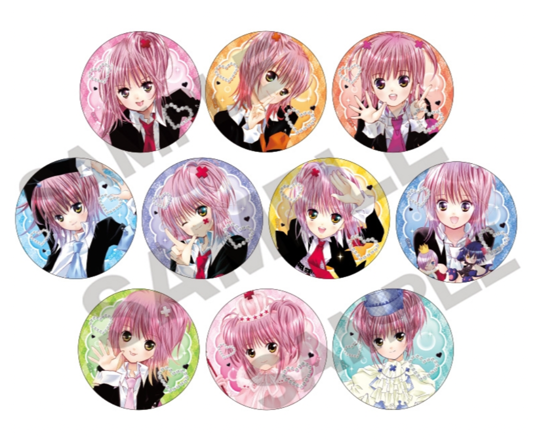 Shugo Chara! Trading Glitter Can Badge (1 Random)