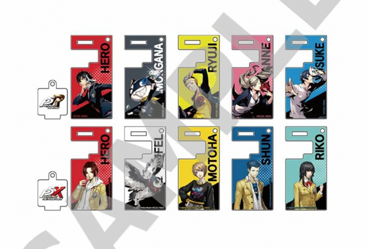 Persona 5 Royal & Persona 5: The Phantom X Trading Smartphone Stand Keychain (1 Random)