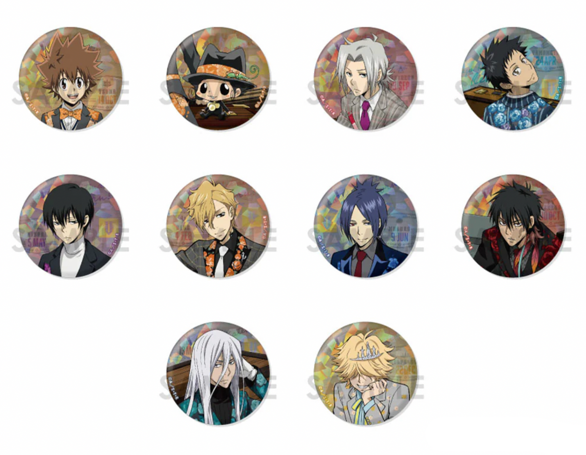 Katekyo Hitman Reborn! Trading Hologram Can Badge -TRUNK- (1 Random)