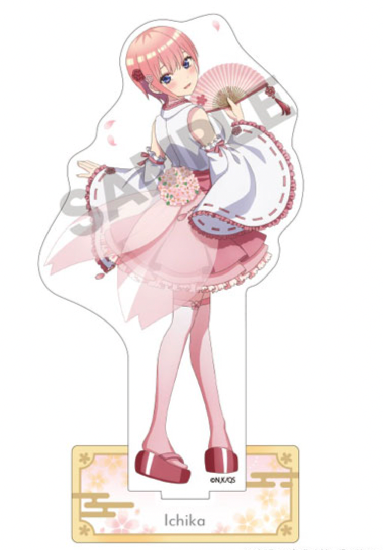The Quintessential Quintuplets Acrylic Stand Ichika Nakano Cherry Blossom Shrine Maiden