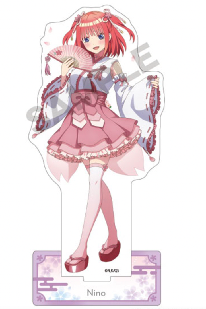 The Quintessential Quintuplets Acrylic Stand Nino Nakano Cherry Blossom Shrine Maiden