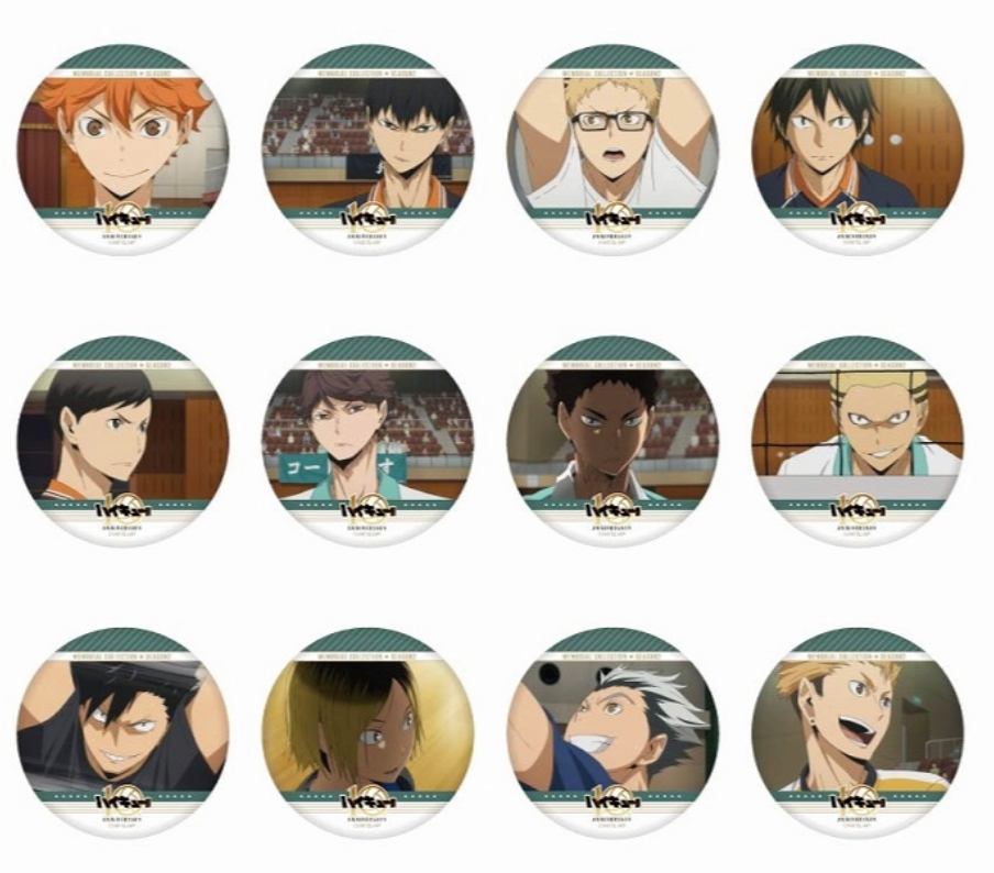 Haikyu!! Trading Can Badge Memorial Collection SEASON.2 (1 Random)