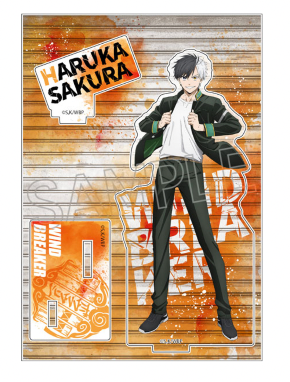 WIND BREAKER Wet Color Series Acrylic Stand Haruka (1 Random)
