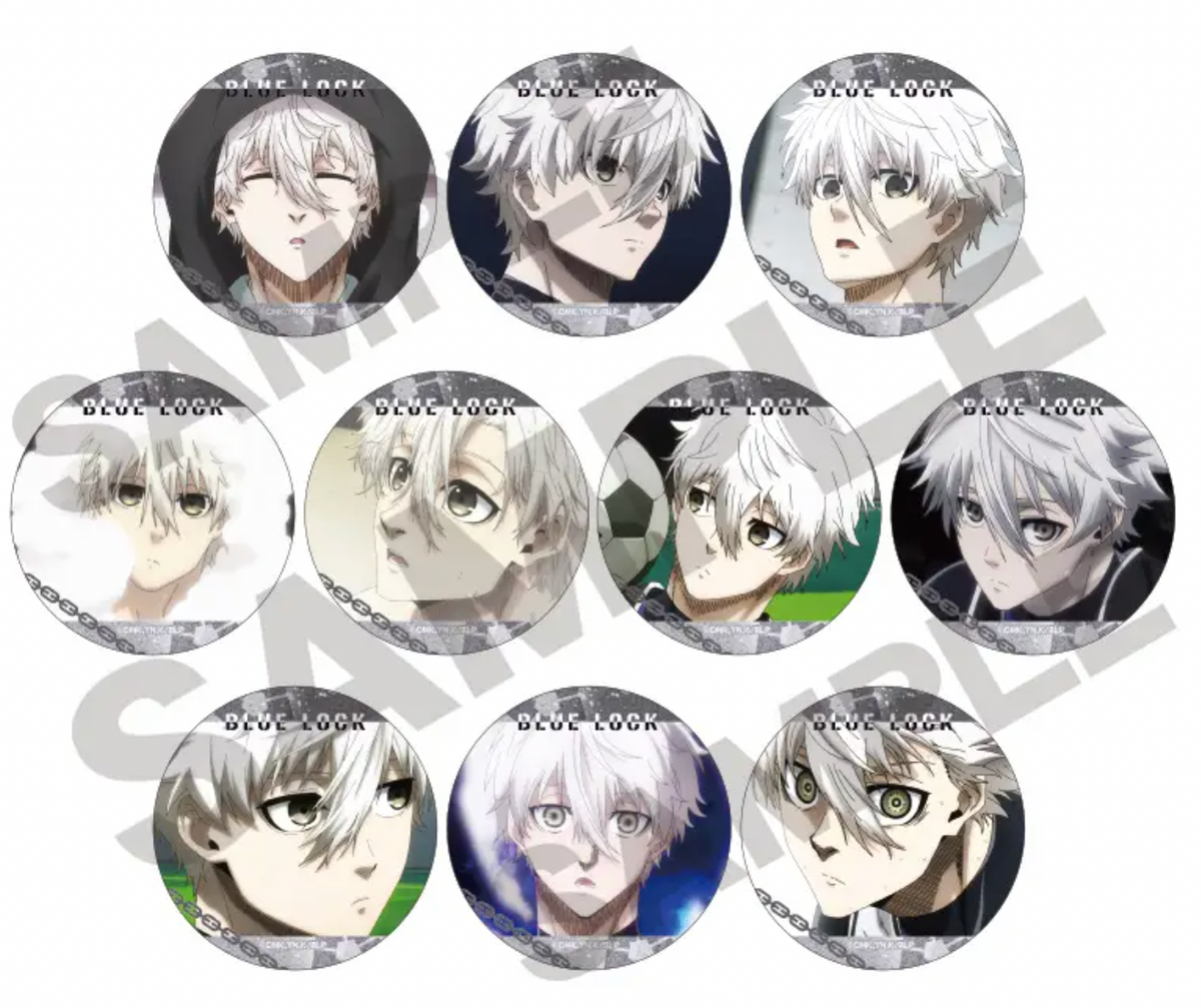 Blue Lock: Trading Glitter Can Badge Seishiro Nagi Ver.(1 Random)