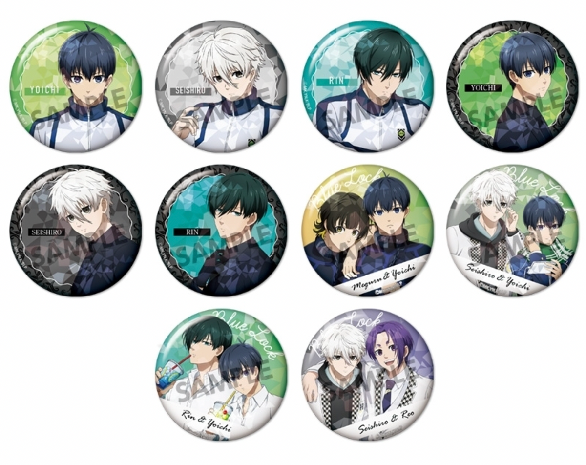 Blue Lock Trading Glitter Can Badge (1 Random)