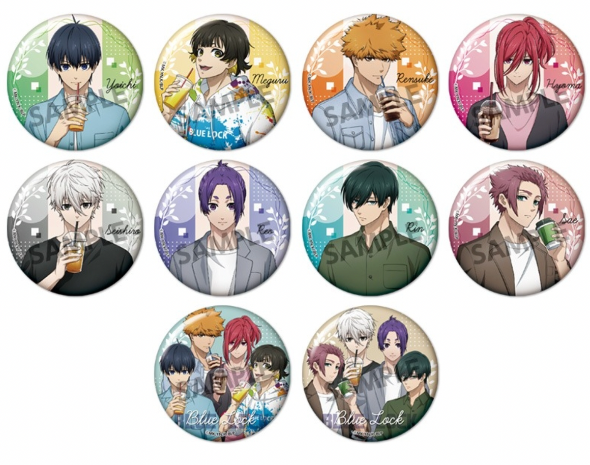 Blue Lock Original Illustration Trading Can Badge - Everyday Life Ver. (1 Random)