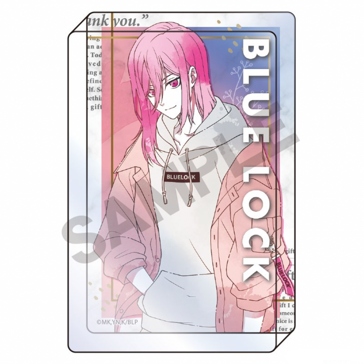 Blue Lock Acrylic Block Hyoma Chigiri Nuance Color
