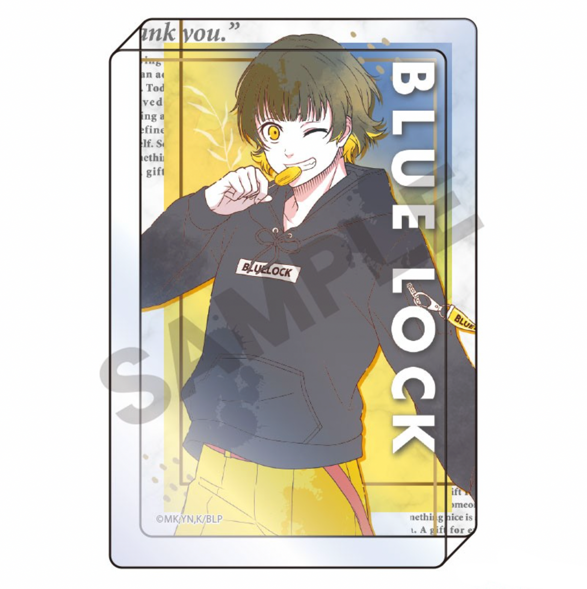 Blue Lock Acrylic Block Meguru Bachira Nuance Color