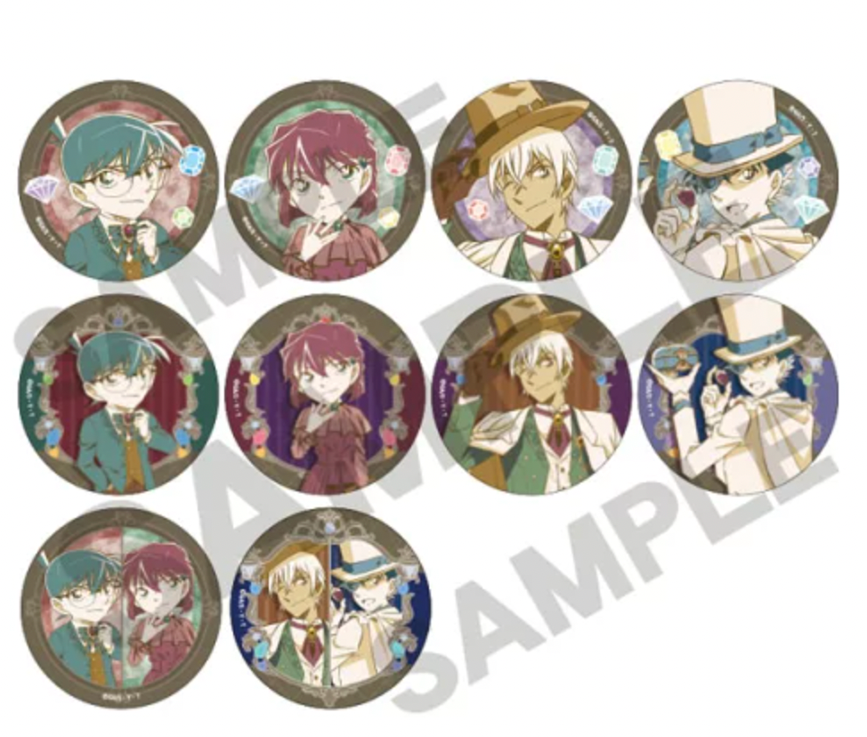 Detective Conan Trading Metal Can Badge Jewel Class Palette (1 Random)