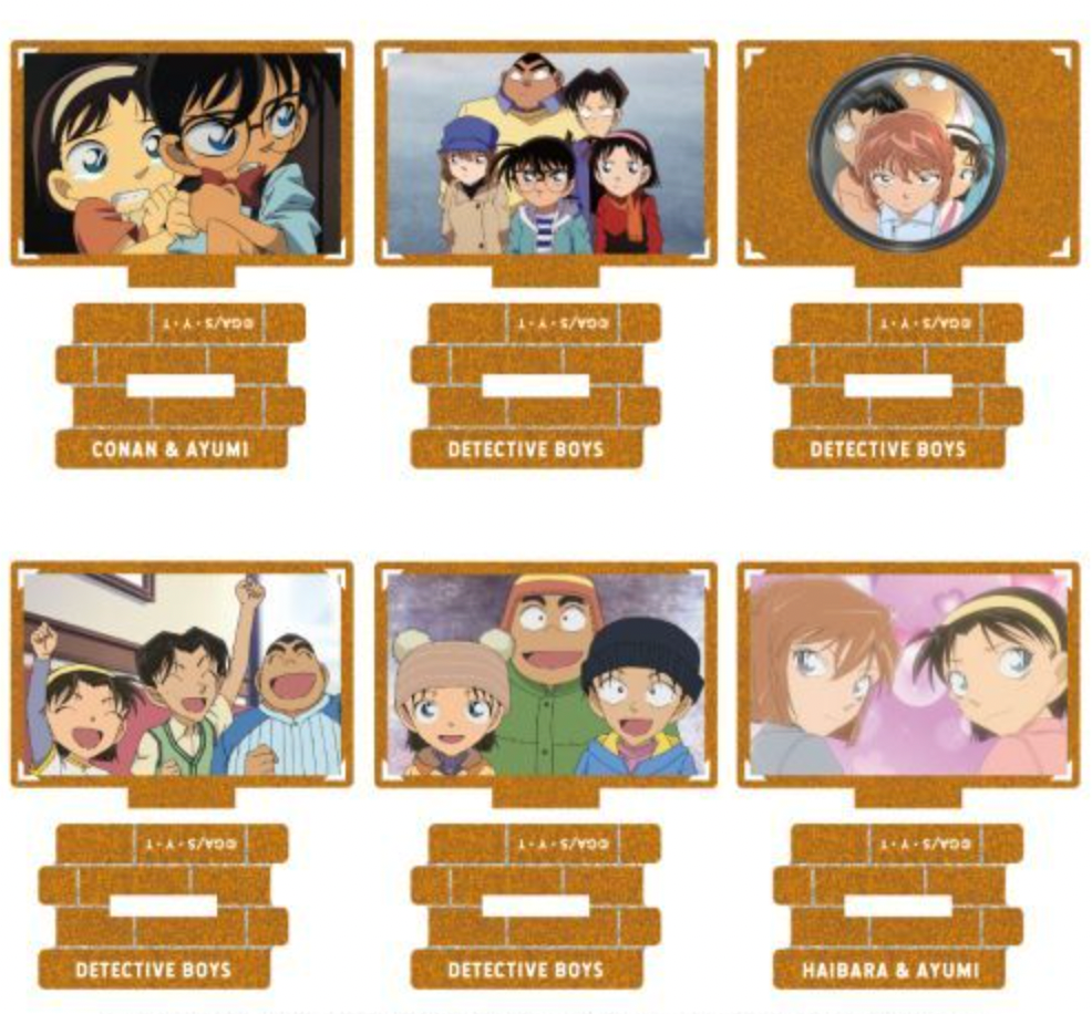 Case Closed (Detective Conan) Trading Metallic Mini Acrylic Stand Detective Boys (1 random)