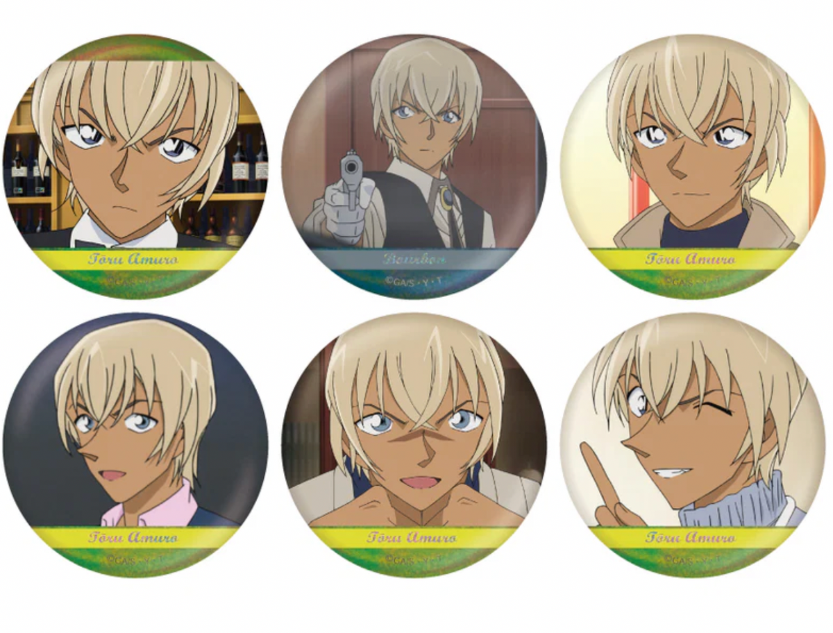Detective Conan Scene Trading Hologram Can Badge - Amuro Tooru Collection Vol. 3 (1 Random)