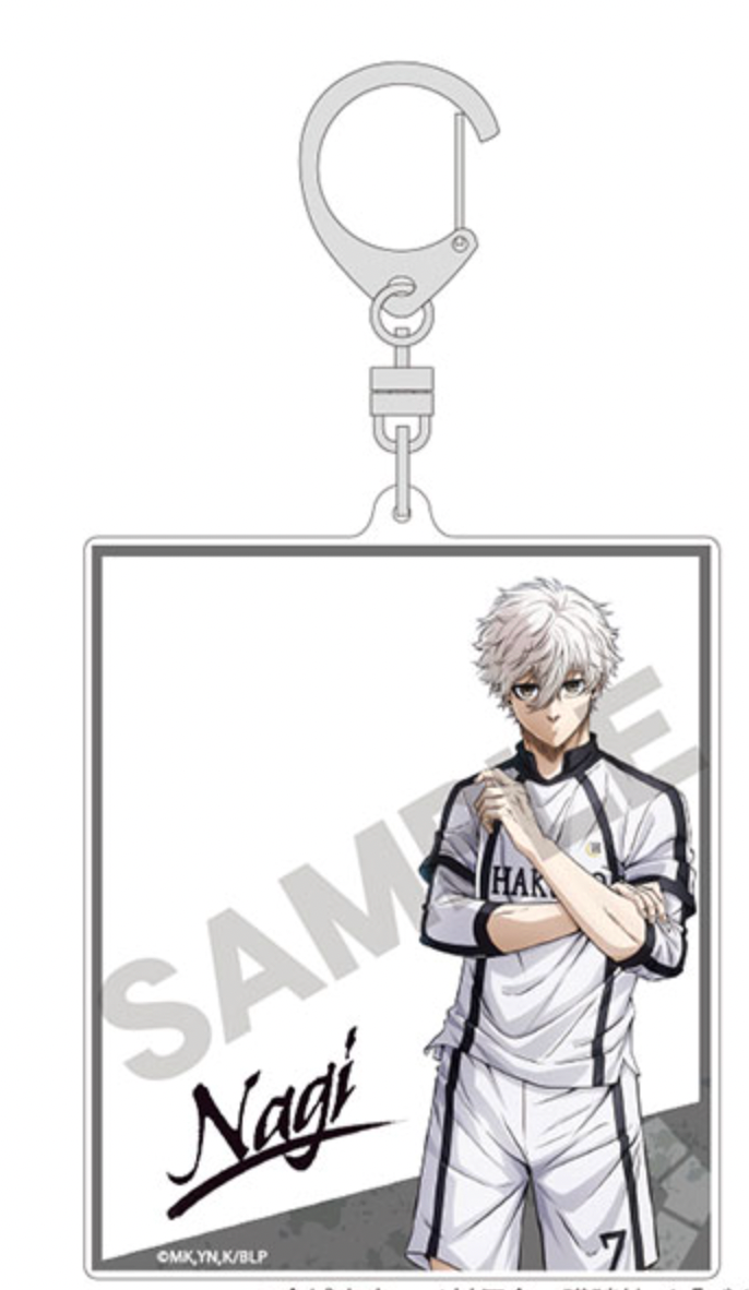 Blue Lock Frame Acrylic Keychain - Seishiro Nagi, Hakuhou High School