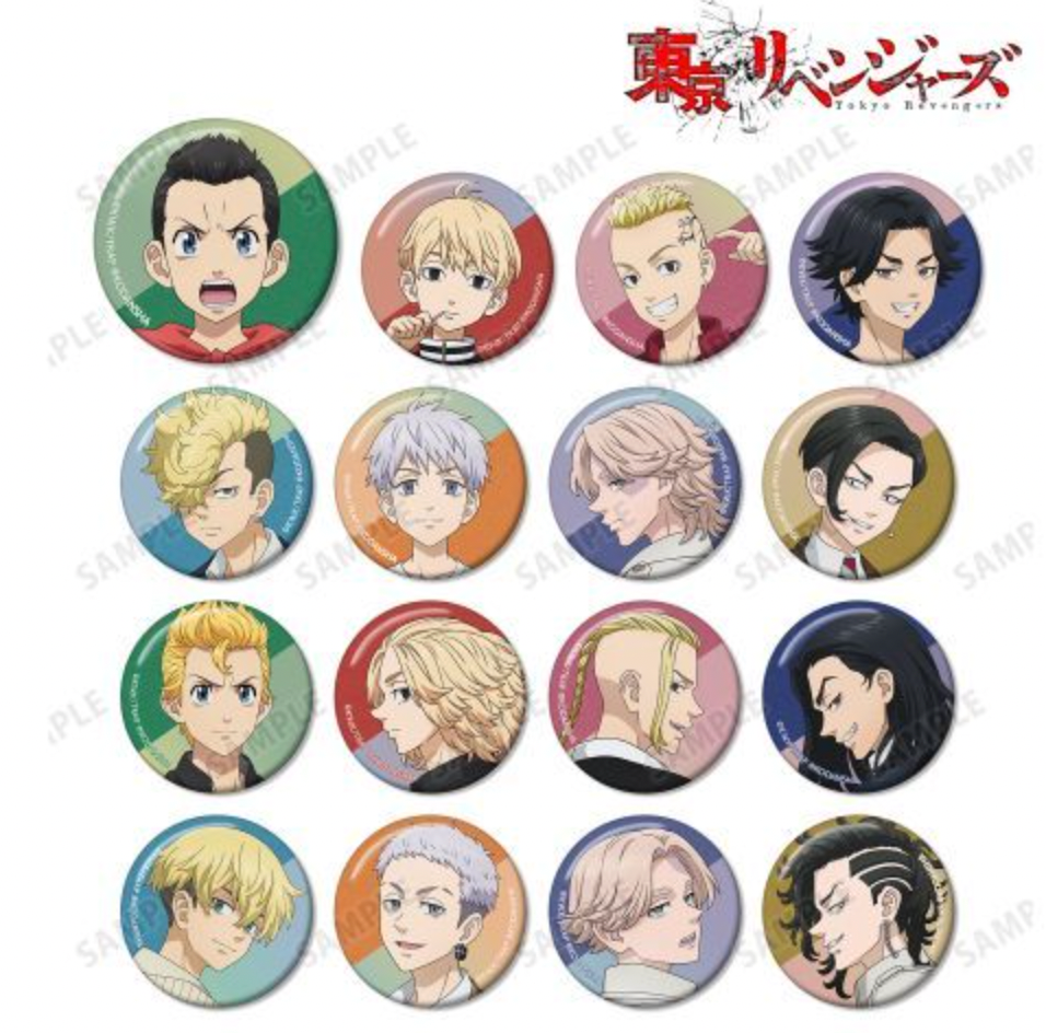 Tokyo Revengers Original Illustration Past Ver. - 2005 Ver. Trading Can Badge (1 Random)