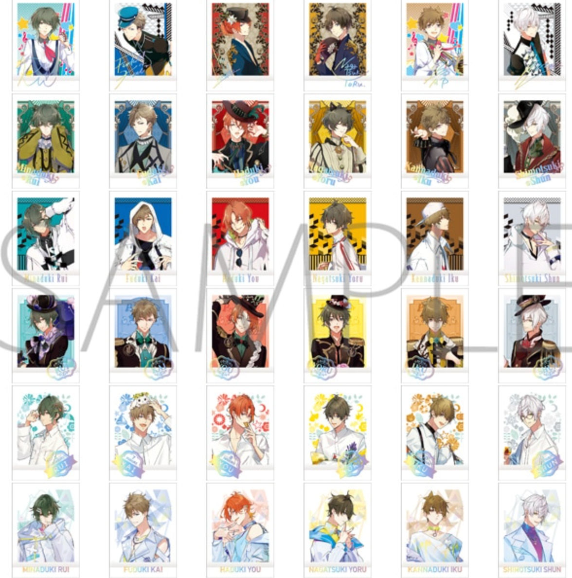 Tsukiuta. Pashakore PREMIUM B-BOX (1 pack/3 cards)