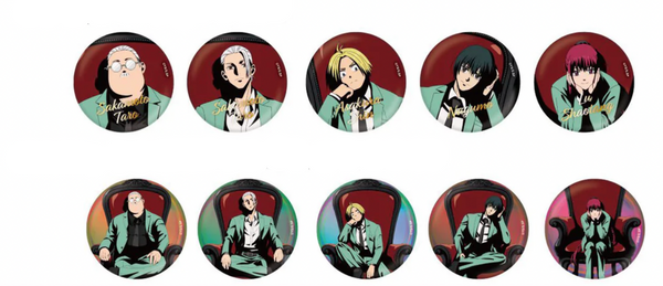 SAKAMOTO DAYS Limited Edition & Foil Stamped Trading Can Badge  (1 Random)