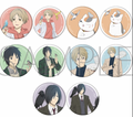 Natsume's Book of Friends Character Badge Collection (1 Random)