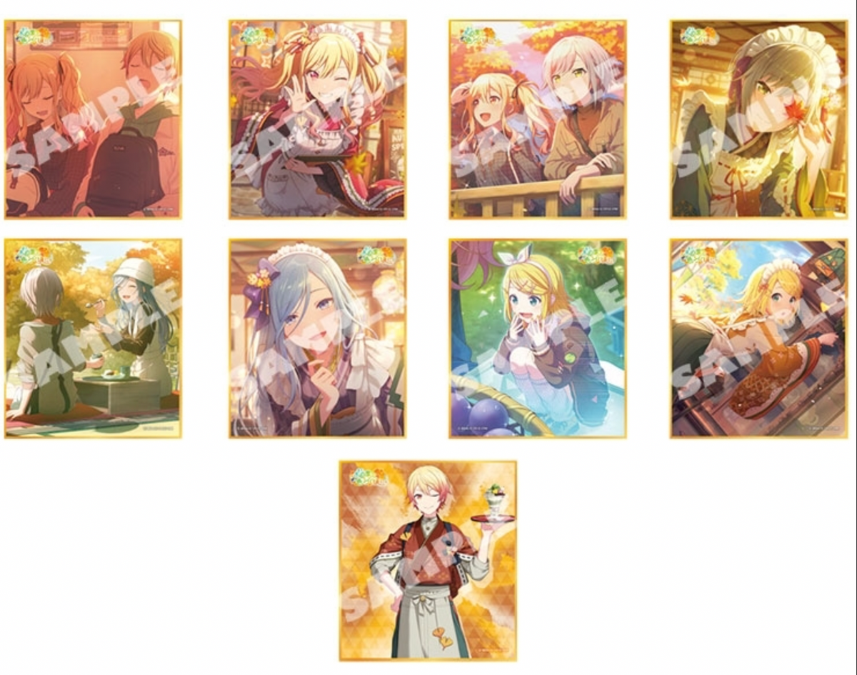 Project Sekai Colorful Stage! feat. Hatsune Miku Mini Shikishi Collection Vol. 52B: Also, When the Leaves Change Color (1 Random)