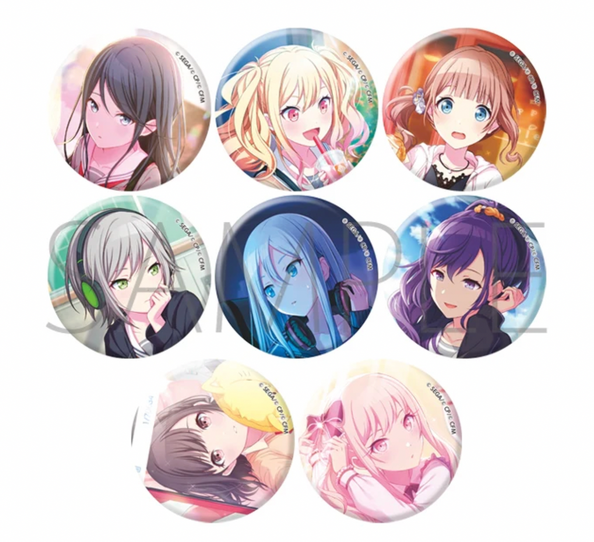 Hatsune Miku: Colorful Stage! Chara Badge / vol. 3 A (1 Random)