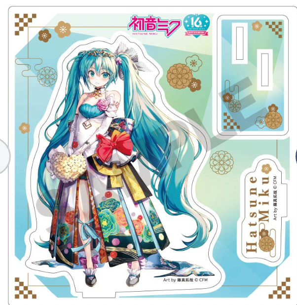 Hatsune Miku Acrylic Stand Birthday Kansai Enjoy