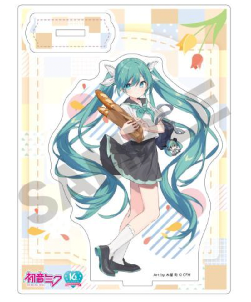 Hatsune Miku Acrylic Stand Pan no Machi Hannari Kyoto