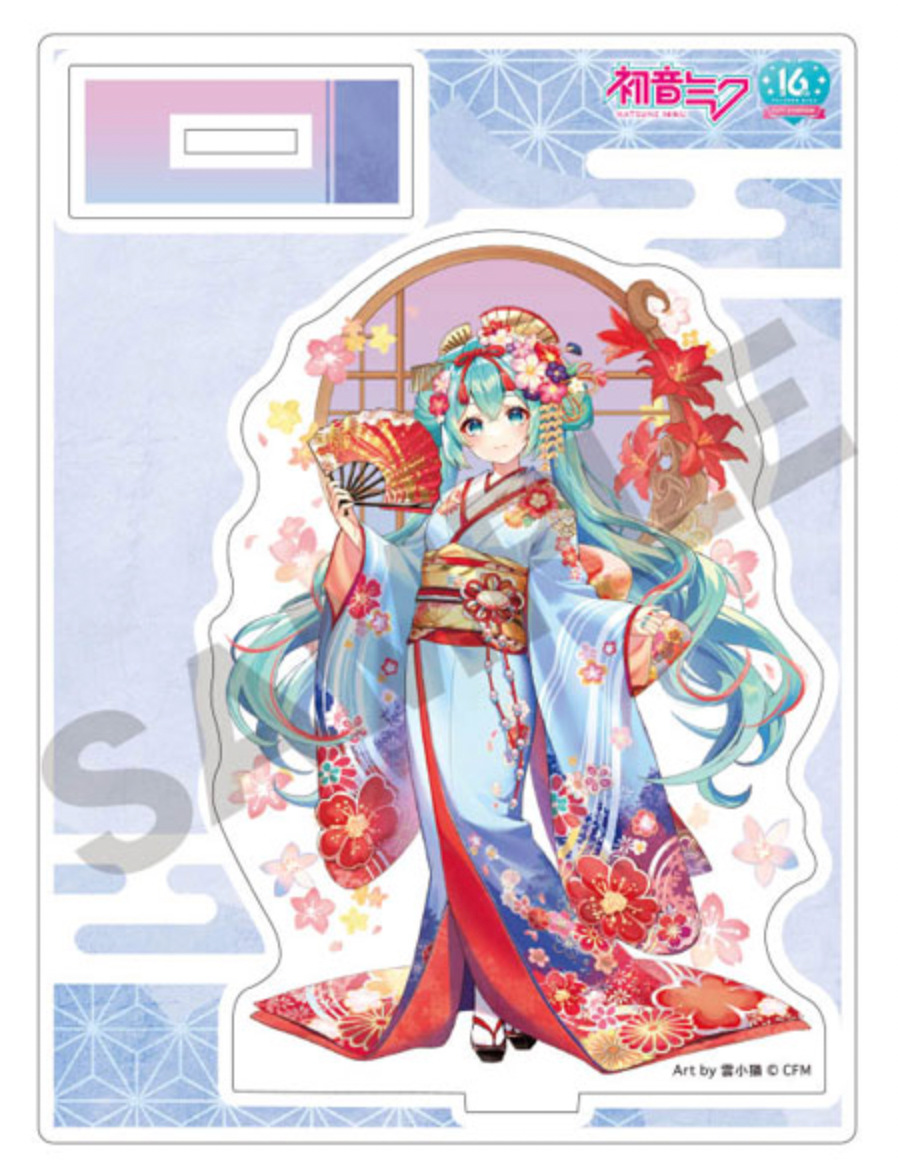 Hatsune Miku Acrylic Stand Maiko Experience Hannari Kyoto