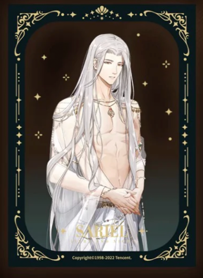 Light and Night Sariel Nail Sticker Set
