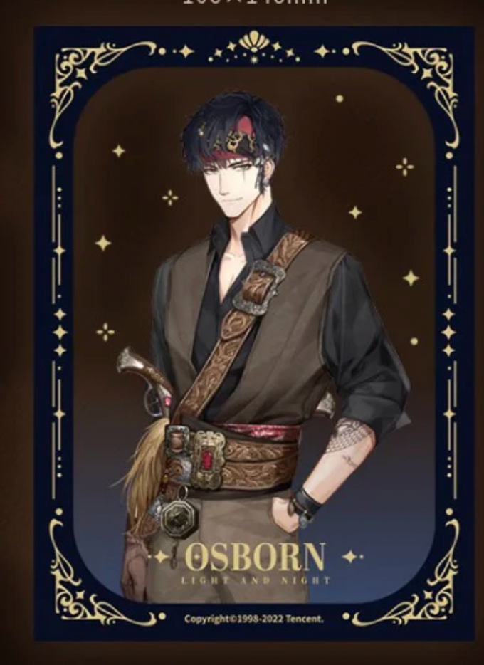 Light and Night Osborn Sticker Nail Set