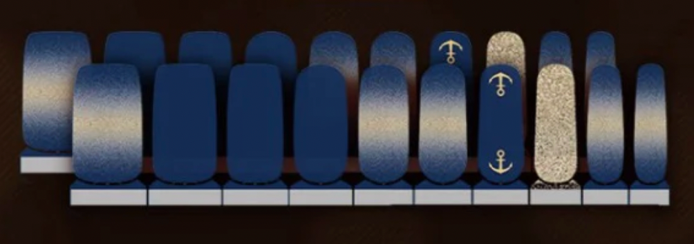 Light and Night Osborn Sticker Nail Set
