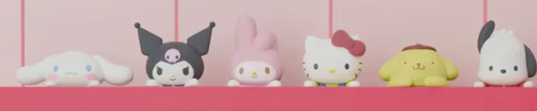 Hello Kitty and Friends Hippers Decorative Mni Figures (1 Random)