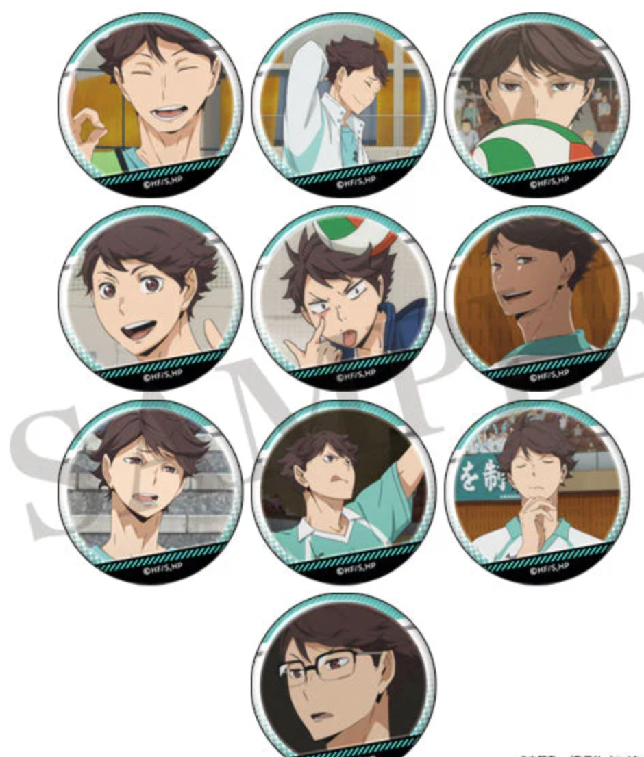 Haikyu!! Oikawa Badge (1 Random)