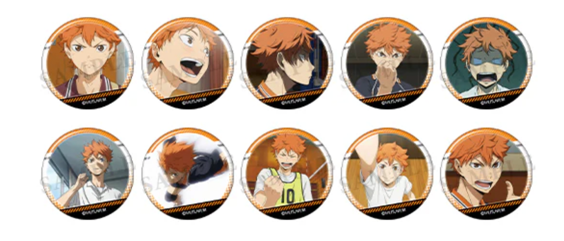 Haikyu!! Hinata Button Badge (1 Random)