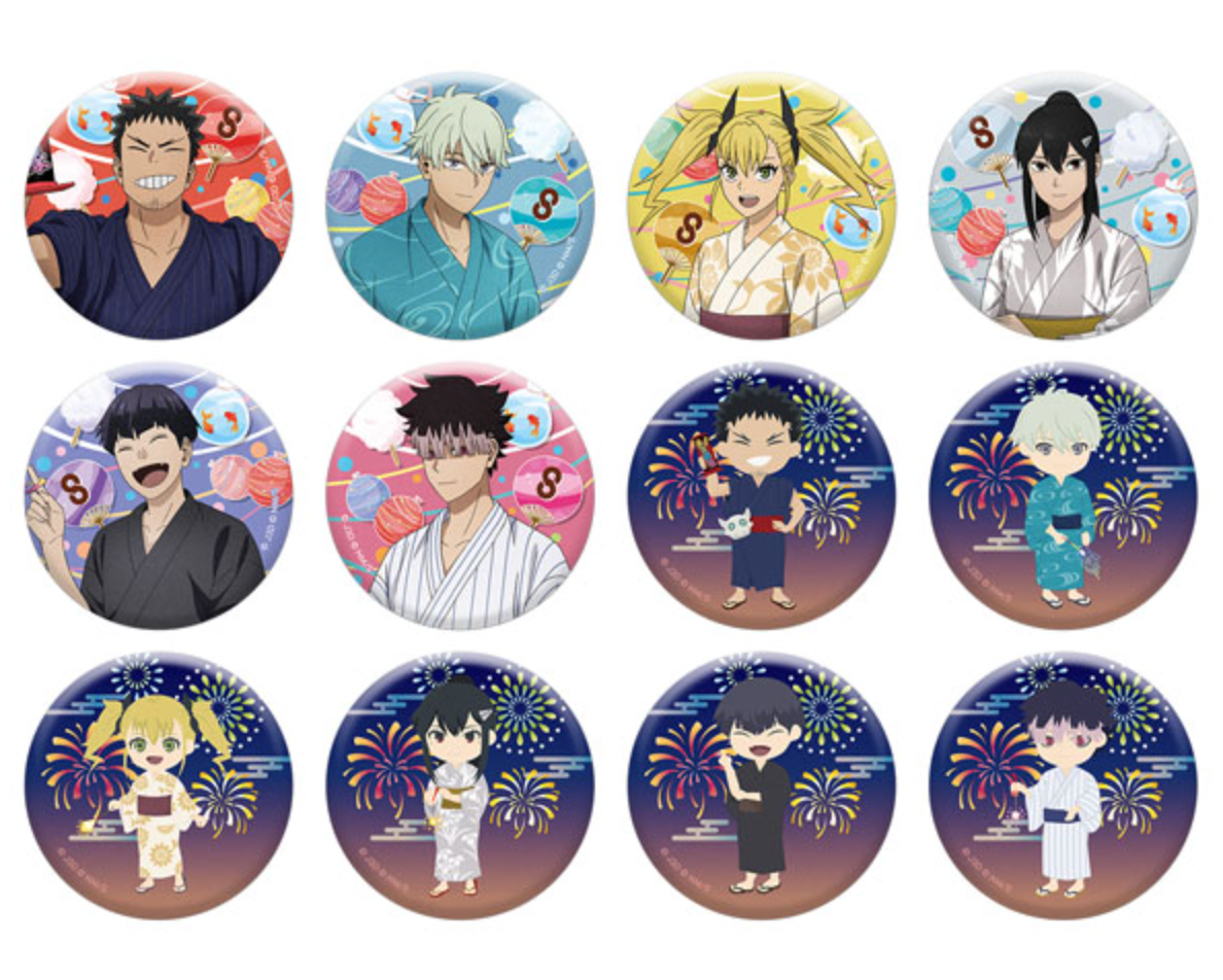 Kaiju No.8 Trading Tin Badge Yukata Ver. Vol.2 (1 random)
