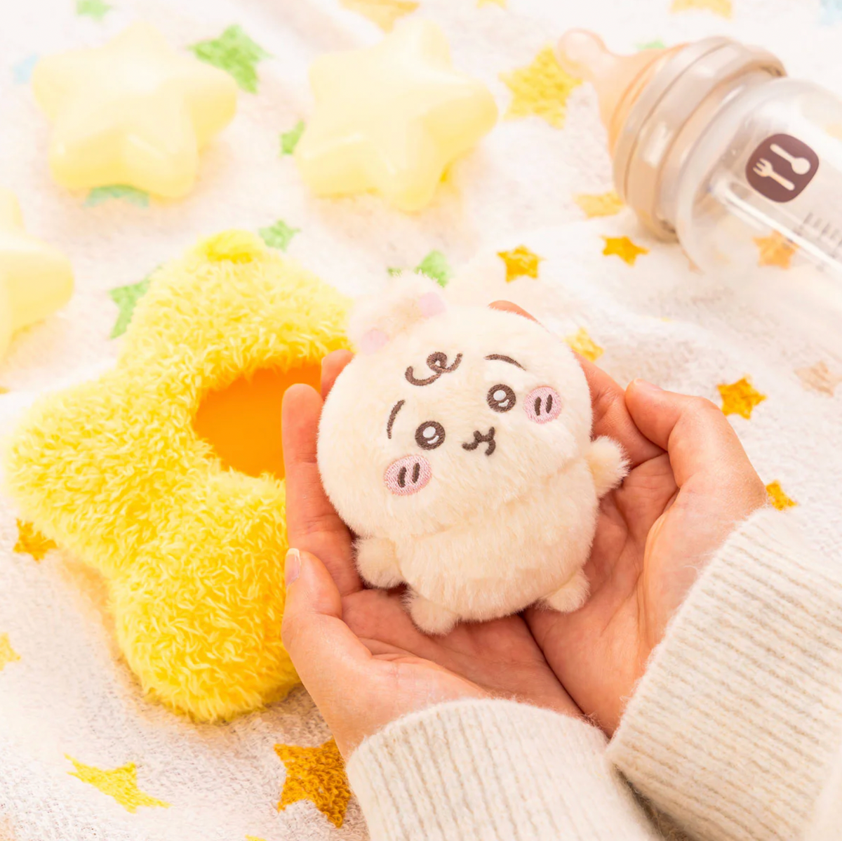 Chiikawa Baby Usagi Mascot Surrounded by Stars