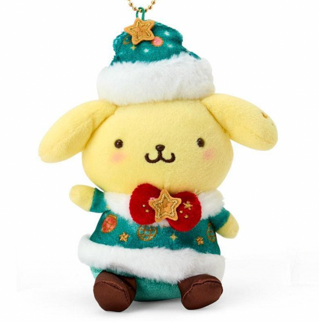 Japan Sanrio Original Mascot Holder - Pompompurin : Christmas 2025