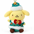 Japan Sanrio Original Mascot Holder - Pompompurin : Christmas 2025