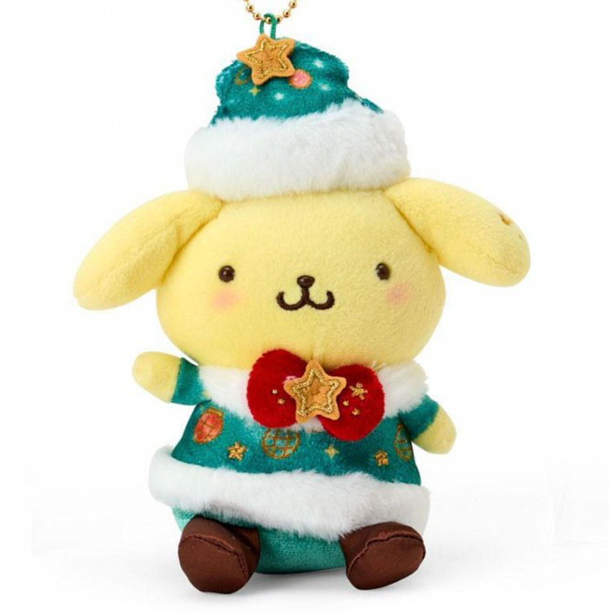 Japan Sanrio Original Mascot Holder - Pompompurin : Christmas 2025